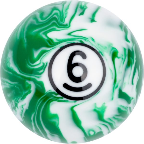 White Marble Replacement Ball - #6
